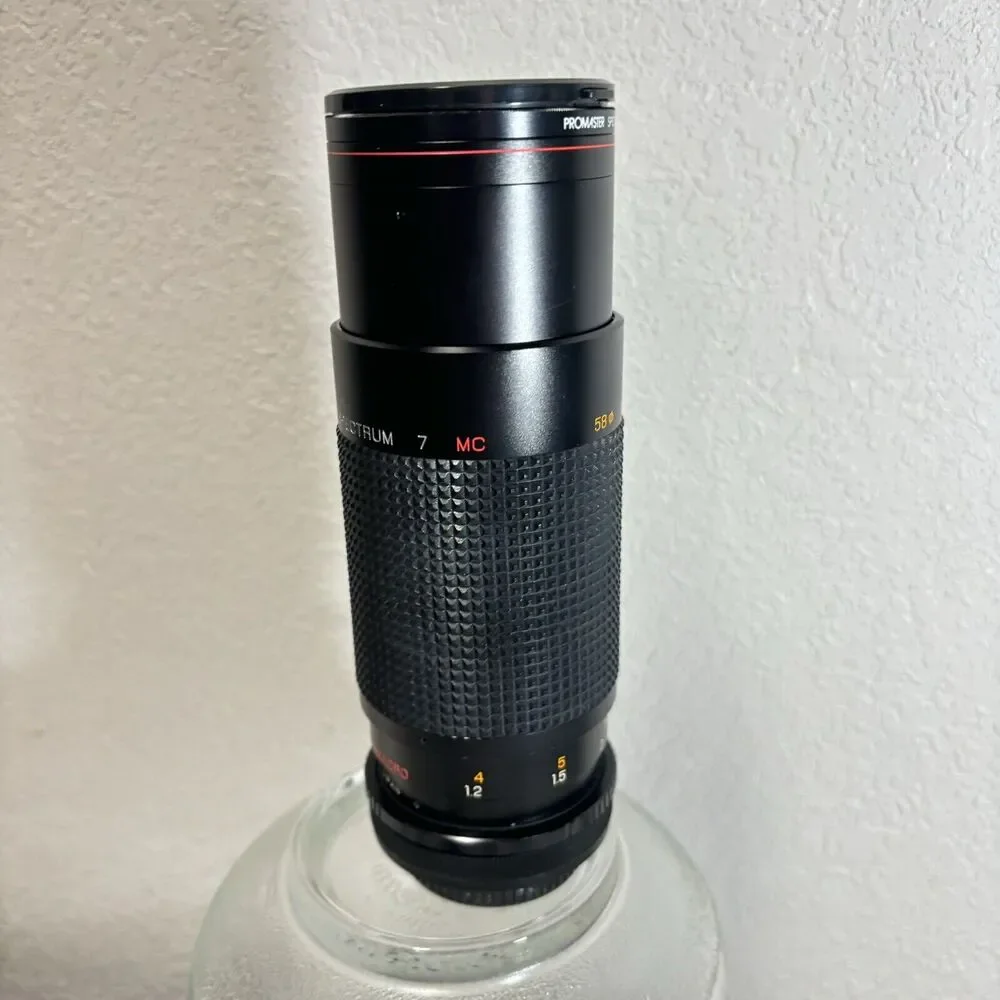 Auto Promaster Spectrum 7 Multi-Coated F=75-300mm 1:5.6 Lens 58mm